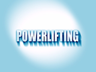 power lifting sign background