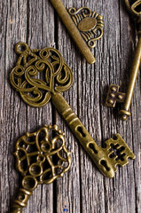 Vintage metal key