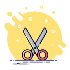 Scissors Flat Icon