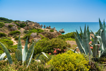 Praia tres irmaos - Beautiful coast and beach of Algarve - Portugal