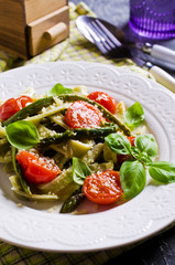 Homemade traditional pasta