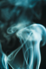 Obraz premium Emerald smoke background