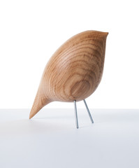 Wooden bird decor model