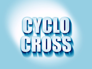 cyclo cross sign background