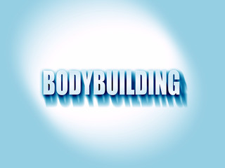 bodybuilding sign background