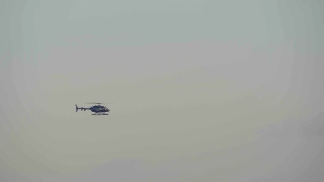 hellicopter in Russia sky