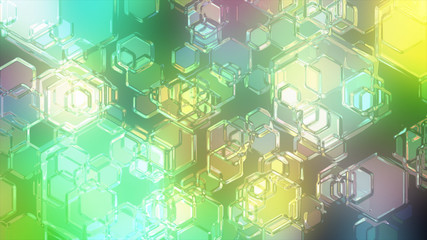 透き通ったパーティクル