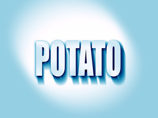 Delicious potato sign