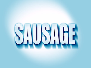 Delicious sausage sign