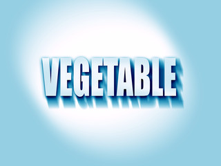 Delicious vegetable sign