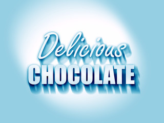 Delicious chocolate sign