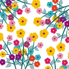 Fototapeta na wymiar floral background design 