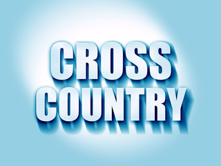 cross country sign background
