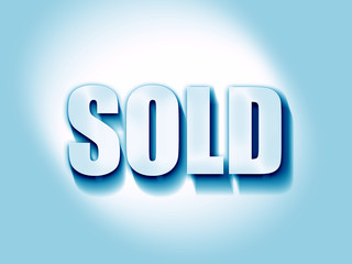 sold sign background
