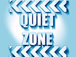 Quiet zone sign