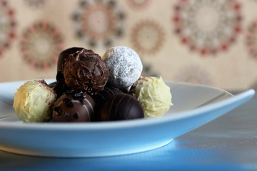 Gefüllte Schokoladentrüffel