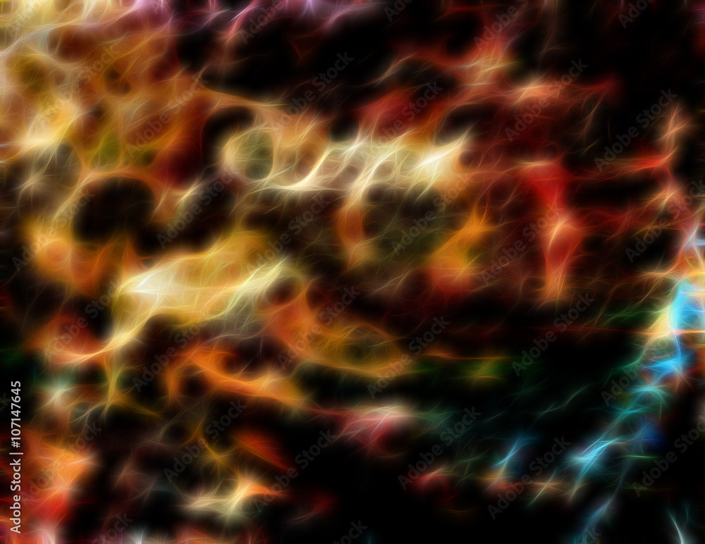 Poster color abstract background with beautiful multicolored pattern.