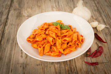 Penne al pomodoro e peperoncino rosso, Pasta Italiana 
