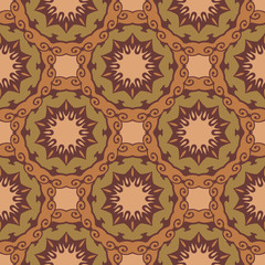 Style boho-chic. Seamless pattern