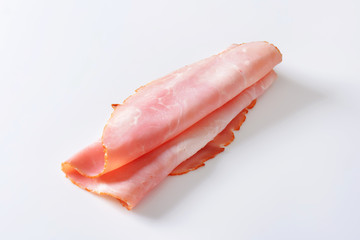 Baked ham slice