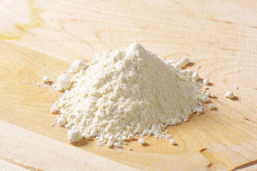 Pile of wheat flour