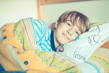 an ordinary day - schoolboy awakening
