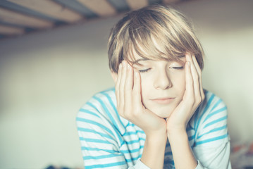 an ordinary day - schoolboy awakening