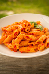 Penne al pomodoro e peperoncino rosso, Pasta Italiana 