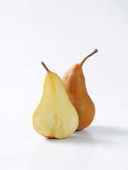 Ripe Bosc pears