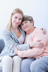 Friendship between grandmother and granddaughter