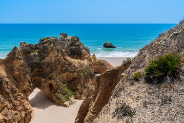 Praia tres irmaos - Beautiful coast of Algarve - Portugal