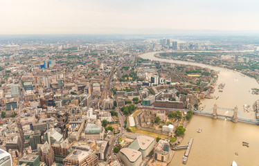 Naklejka premium London bird's eye view