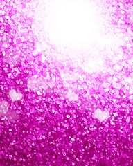 Glittering pink background
