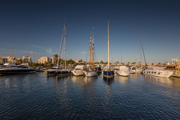 Fototapeta premium Yachts in the bay