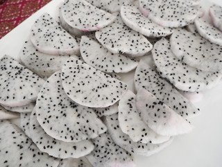 Dragon fruit for dessert