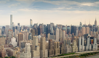 Fototapeta premium Stunning panoramic view of New York City - NY - USA