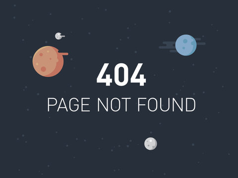 error 404, web page not found.