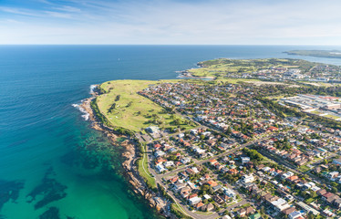 Naklejka premium Maroubra Bay coastline around Sydney