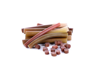 lotus stem  on white back ground