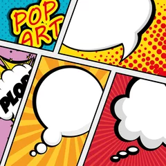 Poster de jardin Pop Art conception pop art