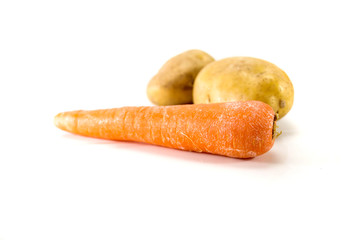 Potato and carrot