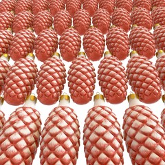 Christmas toy bump. Background picture.