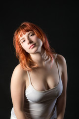Fototapeta premium Portrait of a sensual girl