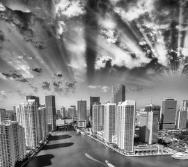 Aerial view of Miami Buildings, Florida