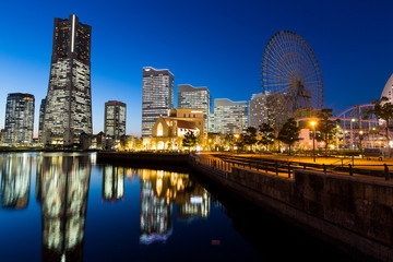 Yokohama at night