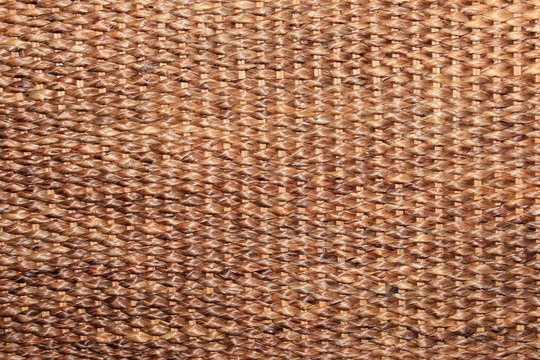 Armchair made from ratten woven pattern texture