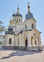 Fototapeta premium Christian Church in the mountains