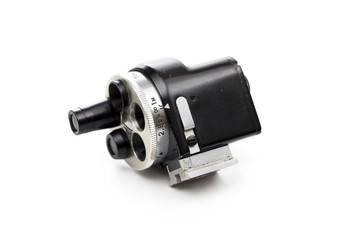 turret viewfinder on the white background
