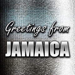 Fototapeta premium Greetings from jamaica