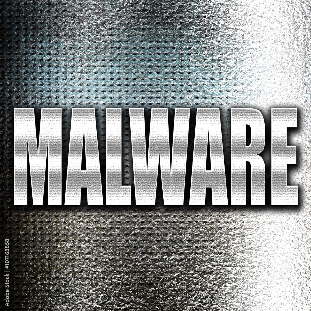 Poster malware computer background